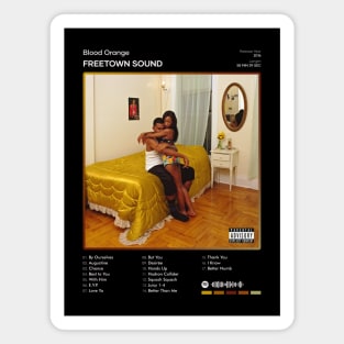 Blood Orange - Freetown Sound Tracklist Album Magnet